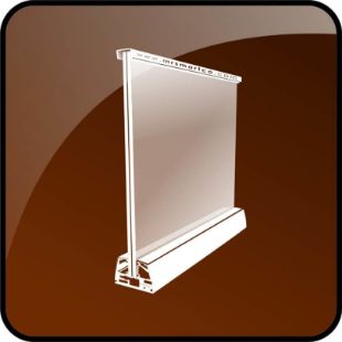 تصویر برای دسته  نرده شیشه ای و هندریل