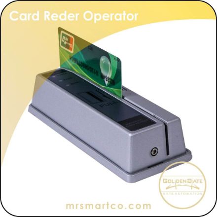 Operator card reader