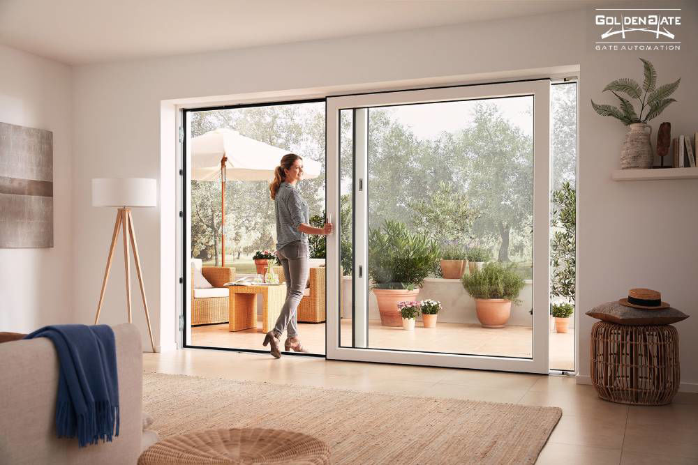  درب اتوماتیک اسلایدینگ چهار لت: